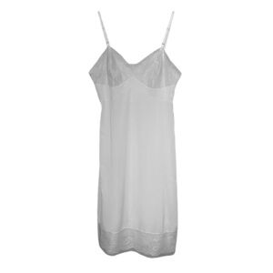 Vintage Vanity Fair Chemise Slip Dress Lace Trim Large